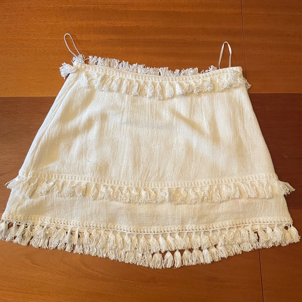 White Mini Skirt